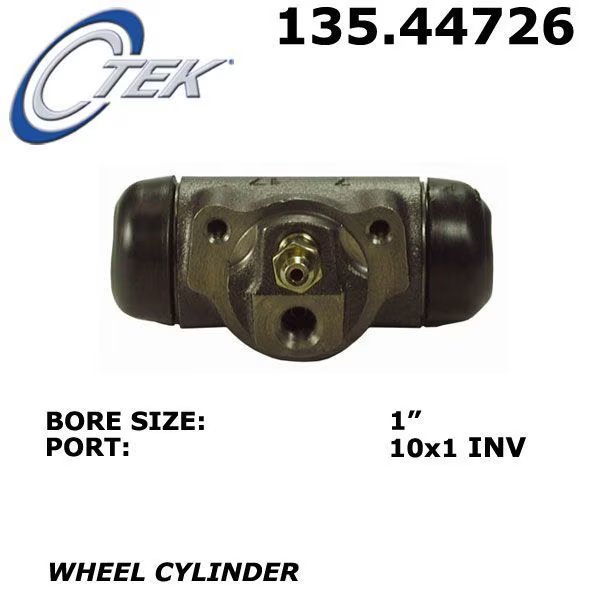 CTEK Wheel Cylinder, 135.44726, Centric Parts, Mfr#: 135.44726
